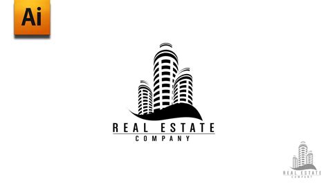 Adobe Illustrator Tutorial Real Estate Logo Graphic Design Youtube