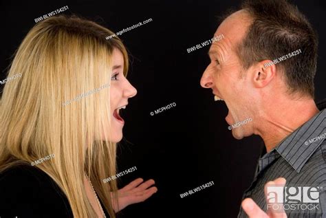Father And Daughter Are Argue Stock Photo Picture And Rights Managed