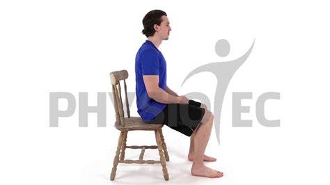 Seated Glute Squeeze Youtube
