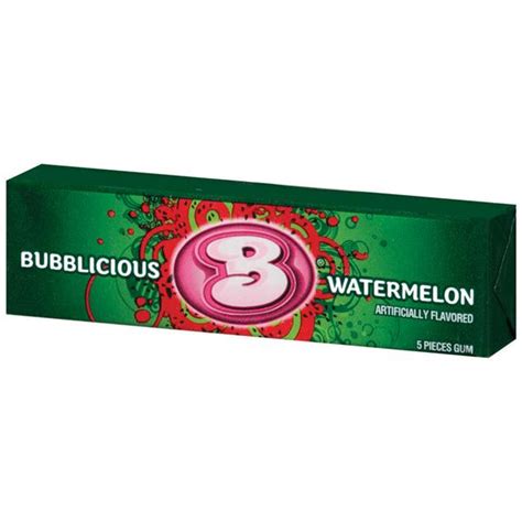 Bubblicious Watermelon Gum 5 Piece Pack Hy Vee Aisles Online Grocery