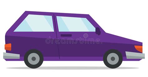 Cartoon Purple Car Stock Illustrations 7858 Cartoon Purple Car Stock