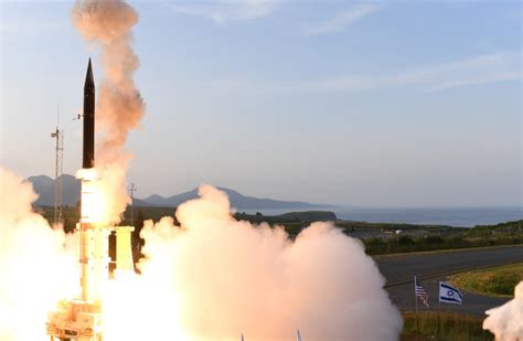 Israel Us Carry Out Successful Test Of Arrow 3 Missile Over Alaska