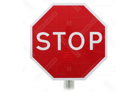 Stop Sign Post Pole Mounted Dia 6011
