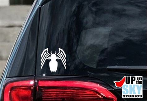 Huis Black Widow Spider Vinyl Decal Car Window Bumper Sticker 4 Size 14