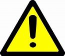Warning Sign clip art Free vector in Open office drawing svg ( .svg ...