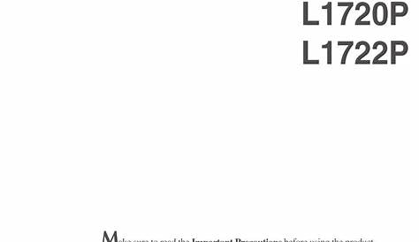 Lg Lp0721wsr Manual