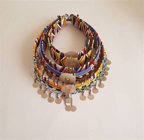 Maasai Necklace Sets Maasai Wholesale Jewelry Beaded Etsy