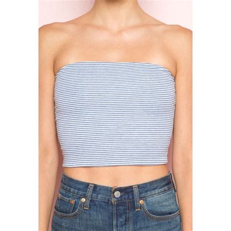 Jenny Tube Top 16 Liked On Polyvore Featuring Tops Fitted Tops