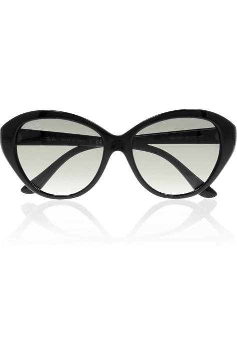 black cat eye acetate sunglasses ray ban sunglasses cat eye sunglasses sunglasses accessories