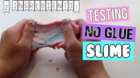 Testing No Glue Slime Recipes Youtube