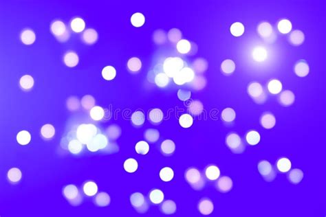 Blurred Lights Photo Abstract Pattern Background In Bokeh Effect Stock