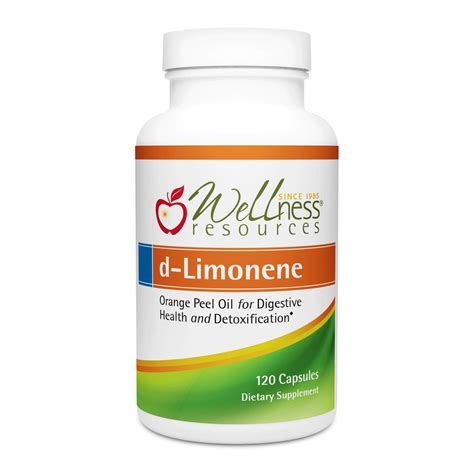 High Potency D Limonene Capsules 1000mg 120 Capsules Orange Peel