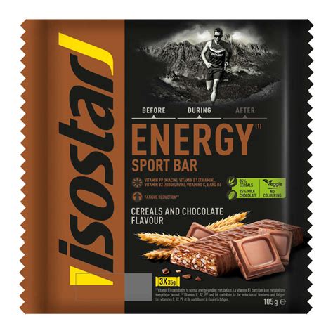 Energibar Energy Sport Bar Choklad 3x35 G Isostar Decathlon