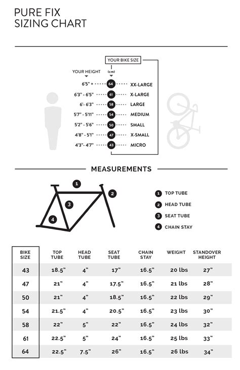 Fixie Frame Size Chart Cheaper Than Retail Price Buy Clothing