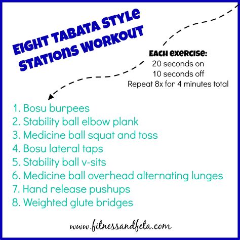 Eight Tabata Style Stations Workout Achieve With Athena