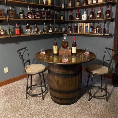 Bourbon Whiskey Barrel Table Home And Garden Bourbon Barrels