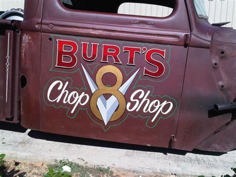 Rat Rods Old Truck Door Art Hotrod Burt S Chop Ratrod Door