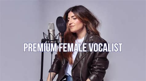 Be Your Premium Female Singer Vocalist With Charting Credits By
