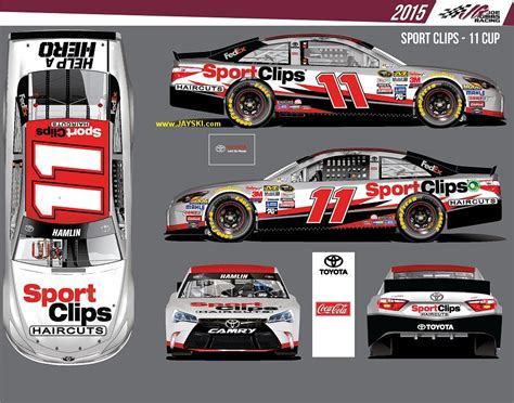 Kyle larson scores first win with hendrick motorsports at las vegas. 2015 NASCAR Sprint Cup Series Paint Schemes - Team #11 ...