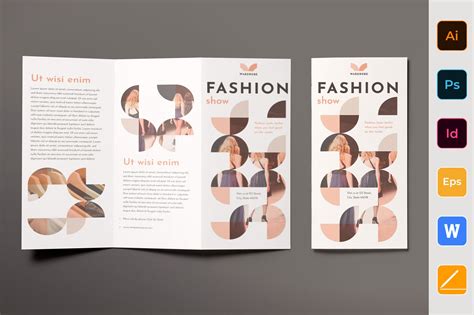 Fashion Shop Brochure Trifold Brochure Templates Creative Market
