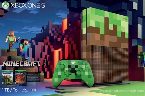 Behold The Minecraft Grass Block Themed Xbox One S