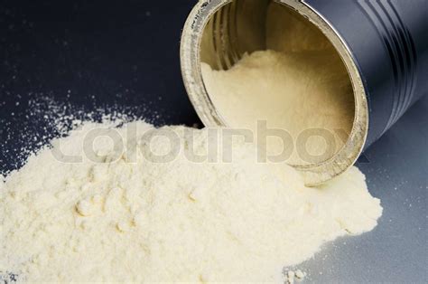 Can With Powdered Milk Stock Image Colourbox