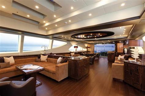 Mega Yacht Interior With Hardwood Floor Yacht Di Lusso Lusso Yacht