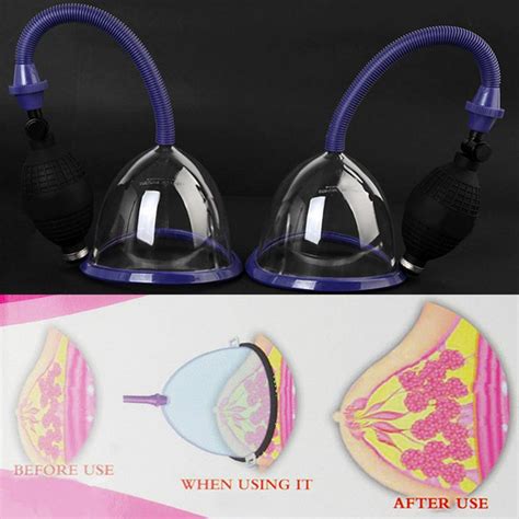Female Breast Suction Cup Vacuum Enlargement L Cupping Pump Enhance
