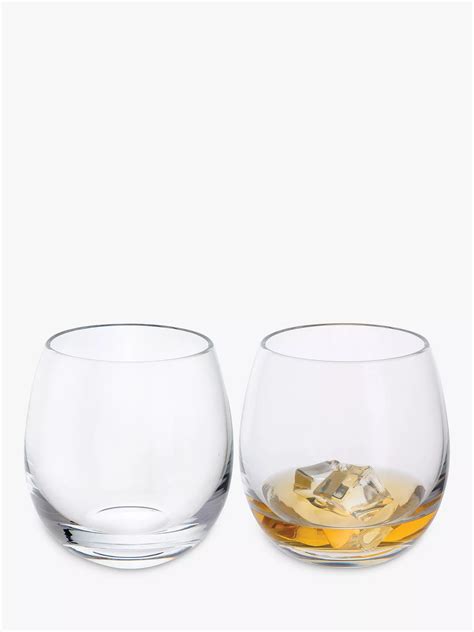 Dartington Crystal Whisky Tumblers 345ml Set Of 2 Clear At John Lewis And Partners