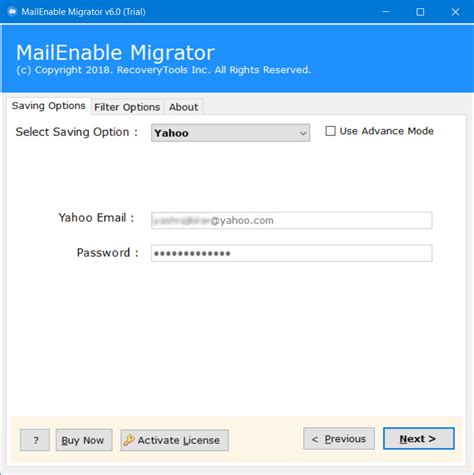 You are viewing companies related to the keyword mail boxes as importer. MailEnable to Yahoo Migration Tool - Import/Export MailEnable MAI to Yahoo Mail