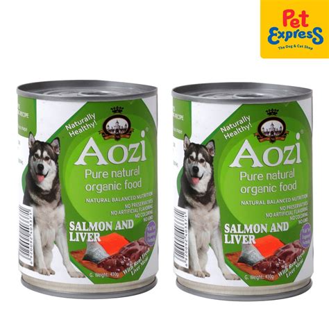 Aozi Salmon And Liver Wet Dog Food 430g 2 Cans Shopee Philippines
