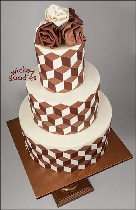 Optical Illusion Cake Decorated Cake By Wicked Goodies Cakesdecor