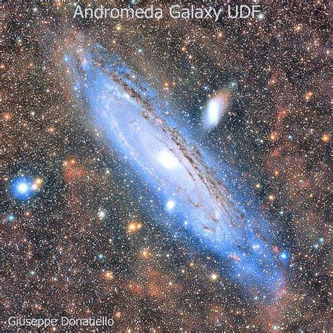 M31 Udf Andromeda With Hydrogen Clouds Andromeda Galaxy Galaxy