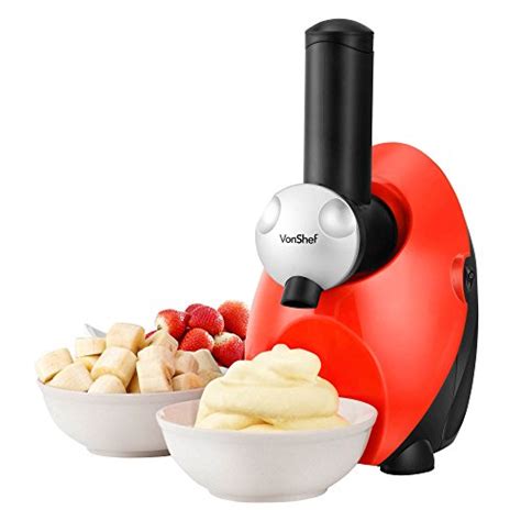 Vonshef Frozen Yogurt Fruit Ice Cream Smoothie Dessert Maker Blender