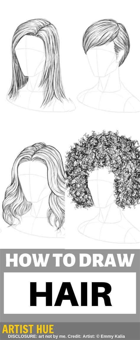 Best Secrets To Drawing Realistic Hair In Graphite In Pencil