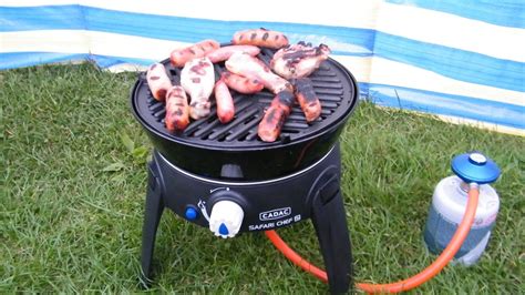 Cadac Safari Chef 2 Low Pressure Bbq Cooking Evening Meal Demo