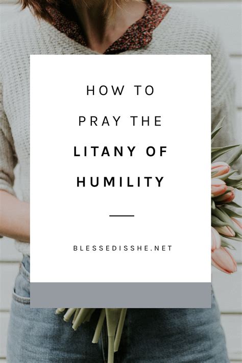 Printable Litany Of Humility Printable World Holiday