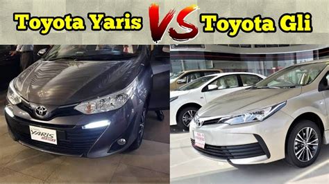 Toyota Yaris Vs Toyota Corolla Gli Youtube