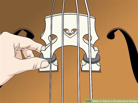 How To Adjust A Double Bass Bridge 13 Steps With Pictures