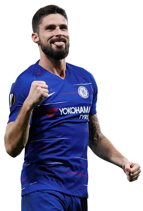 Olivier giroud moved across london to chelsea from arsenal in january 2018. Olivier Giroud football render - 52260 - FootyRenders