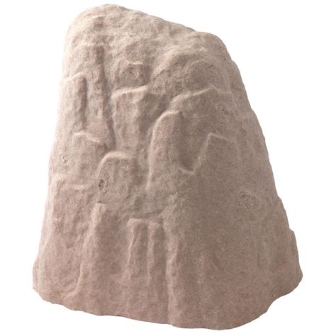 Using decorative rock when landscaping your home can add depth and dimension that can not be achieved with many other mediums. Emsco Extra-Large Resin Landscape Rock-2280-1 - The Home Depot
