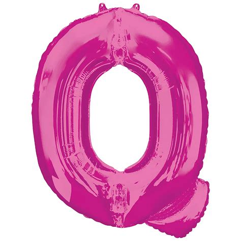 34in Pink Letter Q Balloon Party City