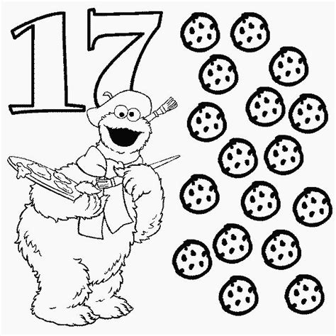 Fichas para imprimir y colorear de los números del 0 al 9 con dibujos para que los niños aprendan fácilmente los números.recursos educativos infantiles para pintar y colorear gratis. El numero 17 con imagenes para colorear - Imagui