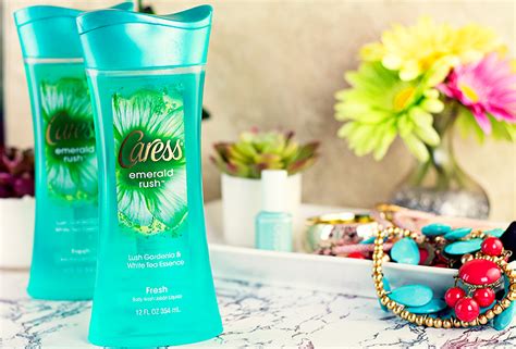 The Perfect Summer Body Wash Caress Emerald Rush Hairspray And