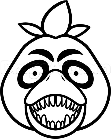 Fnaf Coloring Pages Chica at GetDrawings | Free download