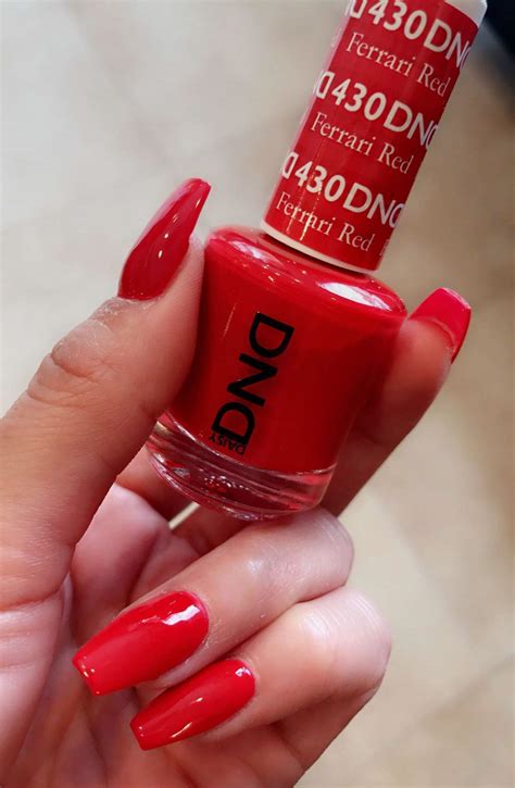DND Daisy Ferrari Red Red Gel Nails Dnd Nail Polish Red Nails