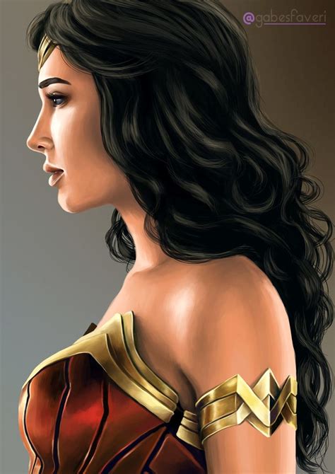 Artstation Wonder Woman Fan Art Gabriela Faveri Em 2020 Wonder