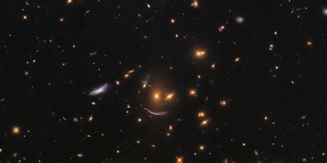 Hubble Space Telescope Snaps Smiley Shaped Cluster Of Galaxies Fox News