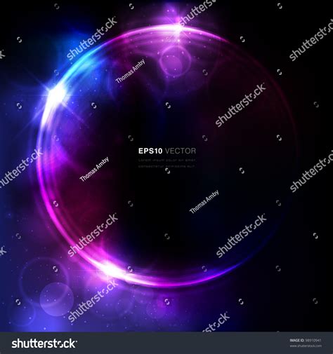Abstract Circular Space Design Stock Vector 98910941 Shutterstock