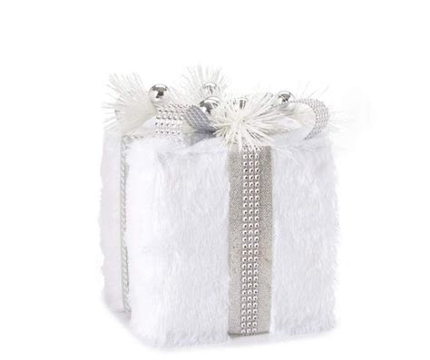 See more ideas about christmas lanterns, christmas, lanterns. Winter Wonder Lane Small White Faux Fur Gift Box in 2020 ...